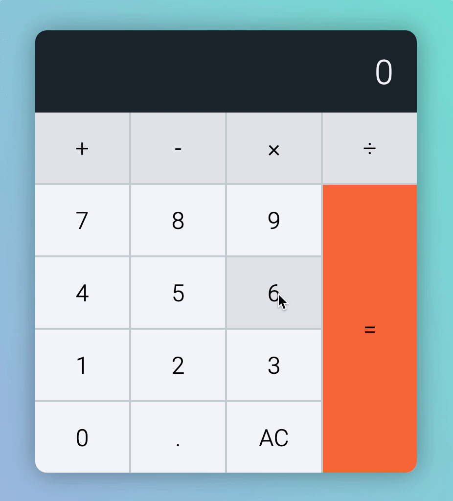 Clicks 5, =, 3. Calculator shows 3.