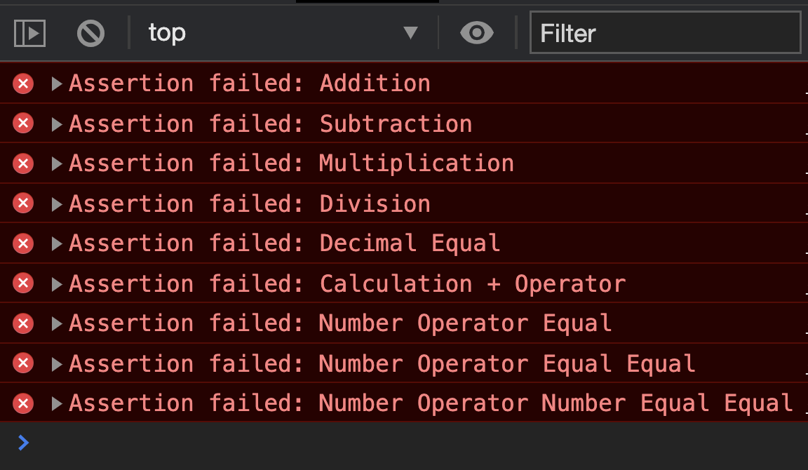 Tests that fail because we handle the equal key.