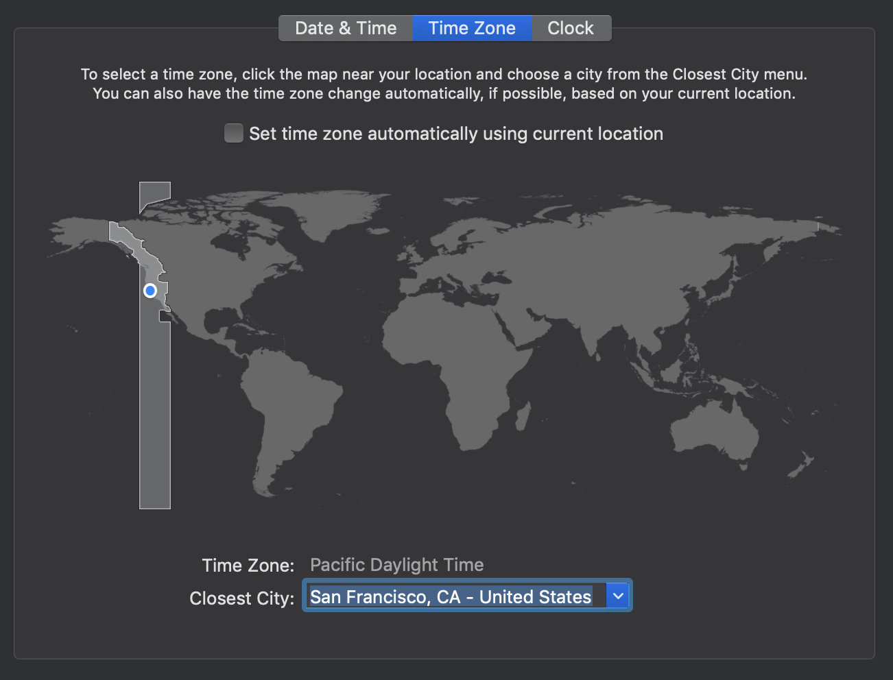 Changing date to a different timezone.