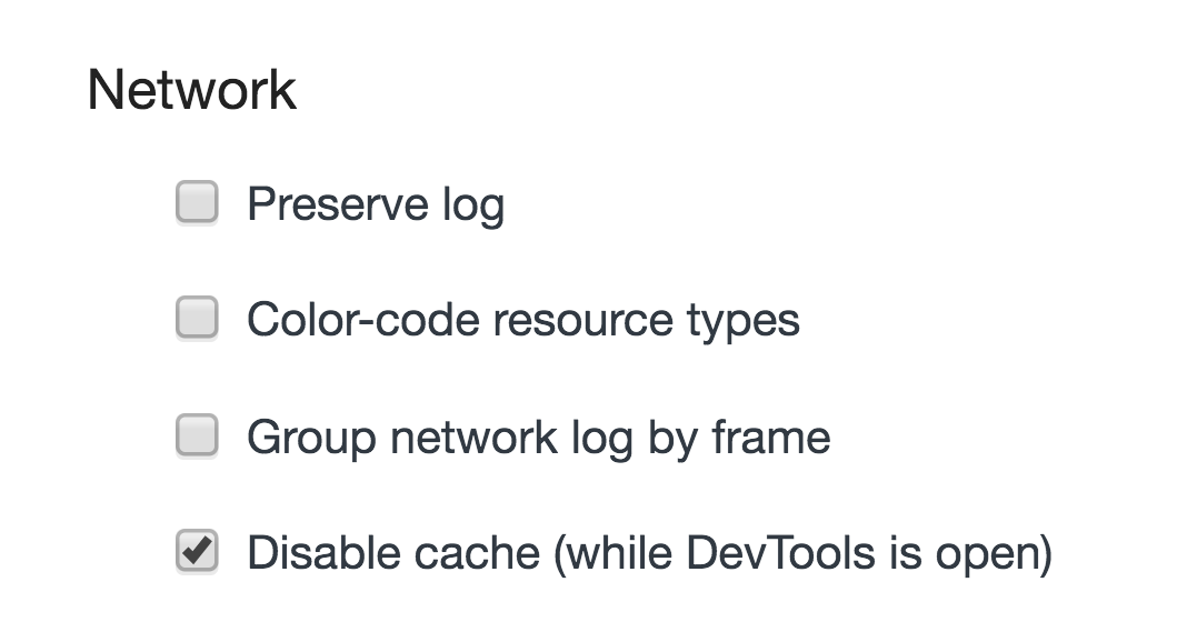 Check 'dispable cache' under network settings