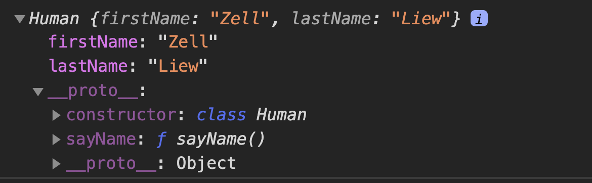 Prototypal delegation with Classes.